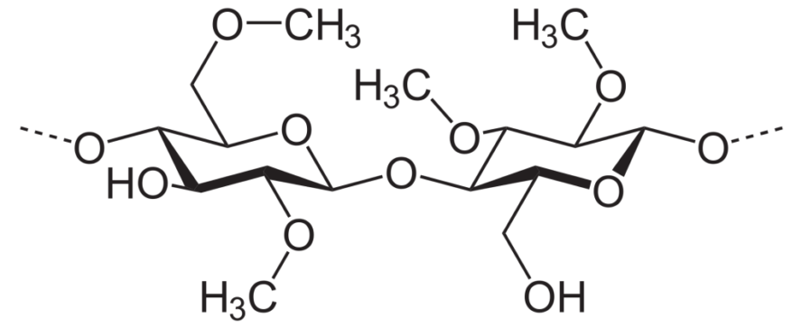 Structure of methyl cellulose